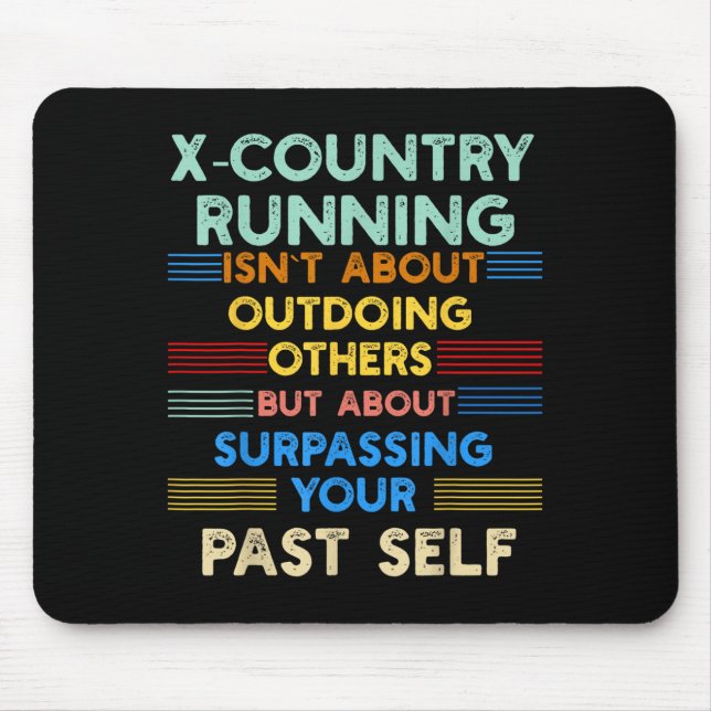 X-country Running Is Outwork Your Past Self Sitive Musmatta (Framsidan)