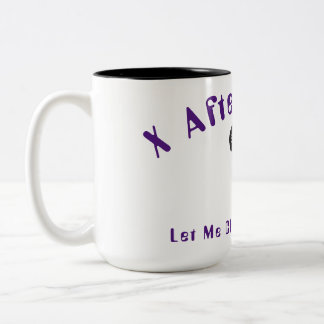 X efter timmars poddsändning Två-Tonad mugg