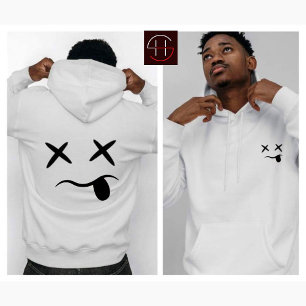 X Eyed Smile Ansikte Hoodie