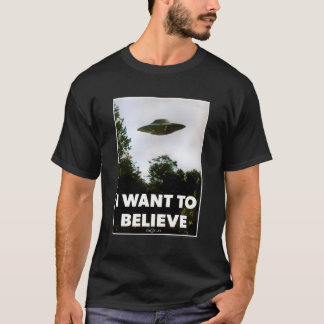 X-filerna som jag vill tro Ufo Poster T Shirt