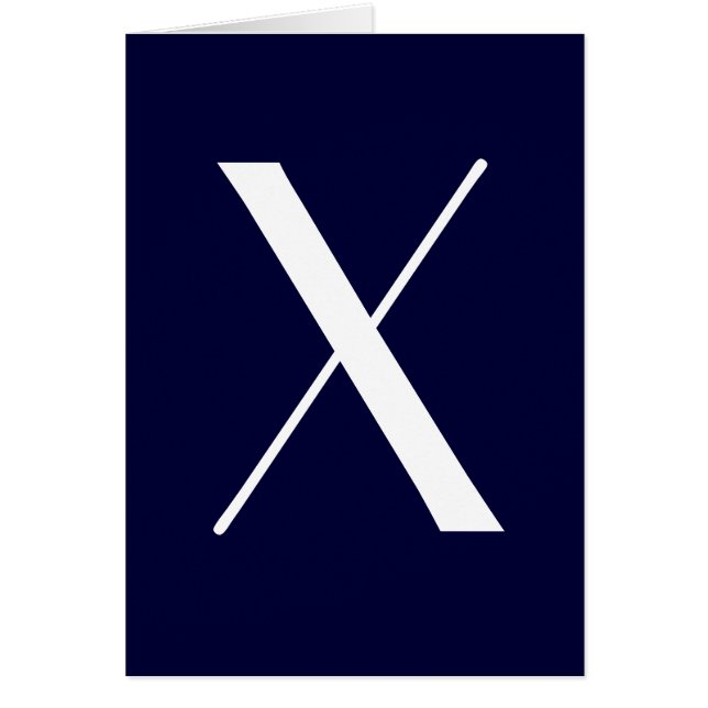 X HÄLSNINGSKORT (Framsidan)