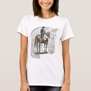 X-Halt Salute Dressage Horse T Shirt