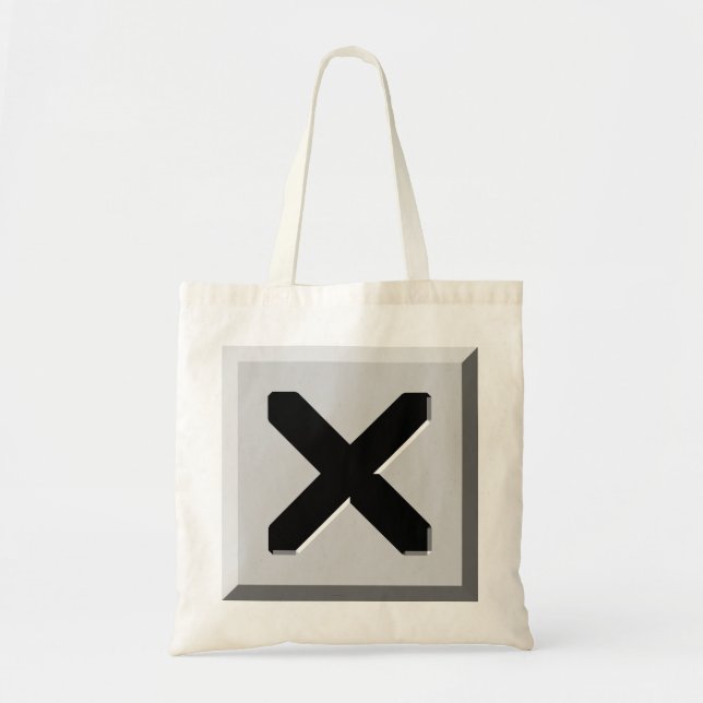 X-ikon Tygkasse (Framsidan)