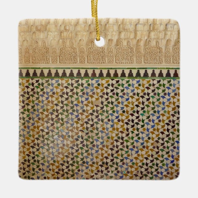 X.ITINERARIES: Moorish Tessellations Julgransprydnad Keramik (Framsida)