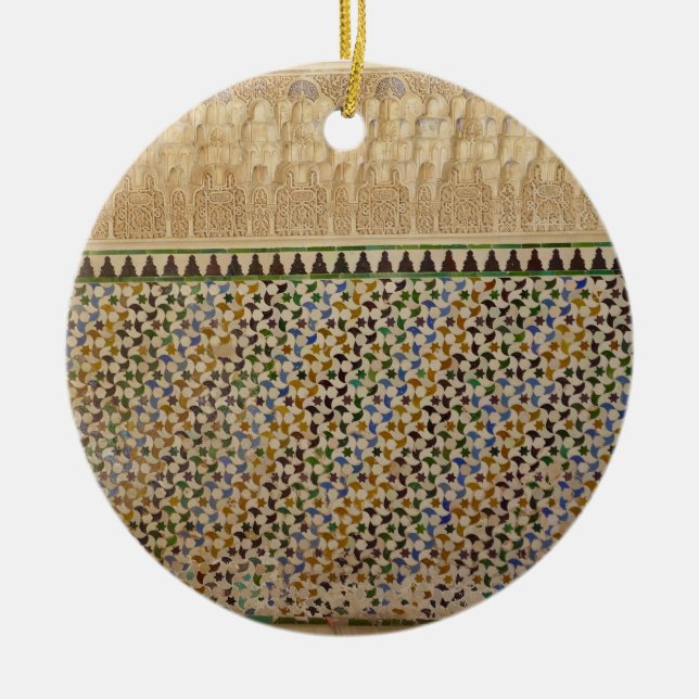 X.ITINERARIES: Moorish Tessellations Julgransprydnad Keramik (Framsidan)