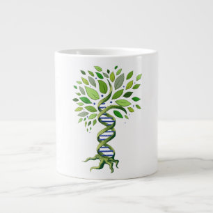 X-Large DNA Träd Mugg Jumbo Mugg