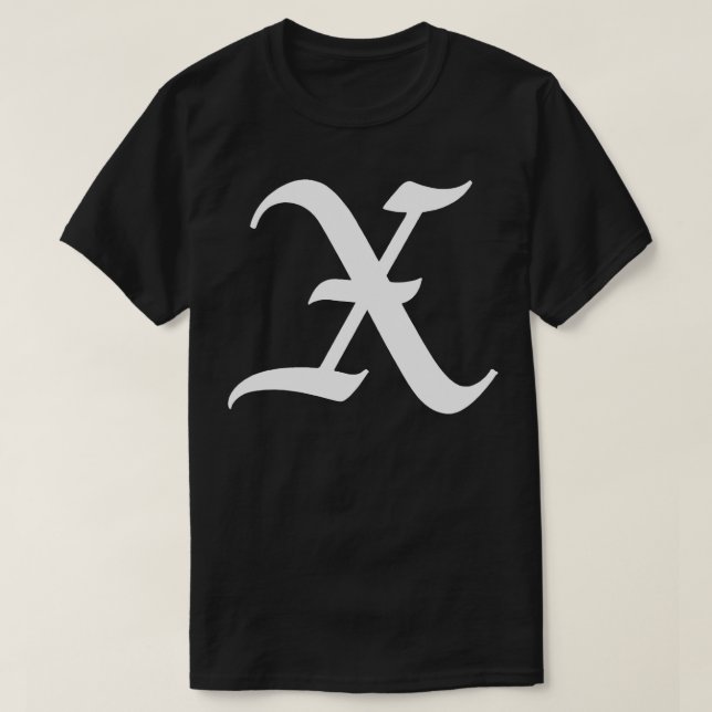 X-logotyp T Shirt (Design framsida)