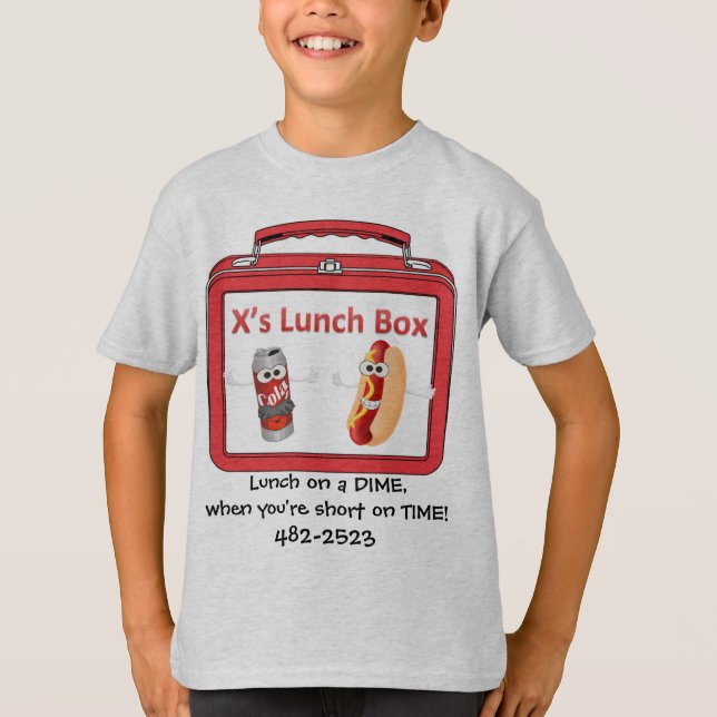 X luncht-skjorta t shirt (Framsida)