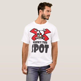 X markerar platsen Ljus skjortor T Shirt