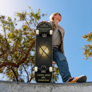 X MARKERAR PLATSEN MINI SKATEBOARD BRÄDA 18,5 CM