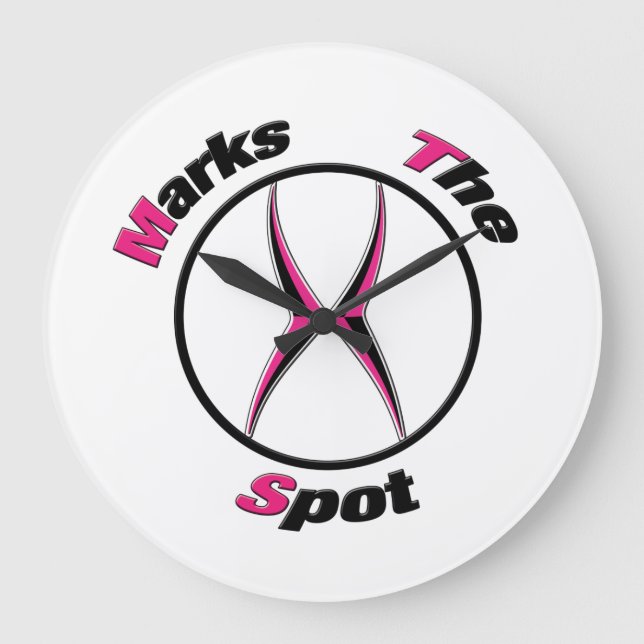 X markerar punkten stor klocka (Framsida)