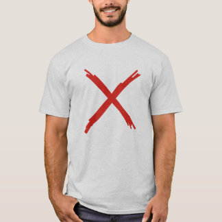 X markerar punkten tee