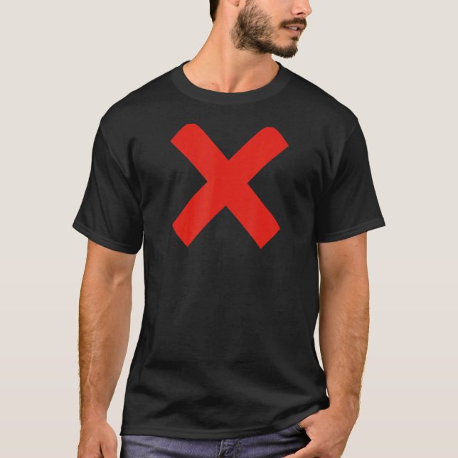 X  MARKS THE SPOT T SHIRT (Framsida)