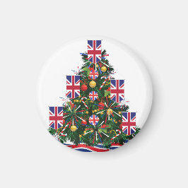 X-mas ful sweaters för hela din brittiska familj magnet