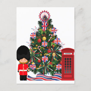 X-mas ful sweaters för hela din brittiska familj vykort