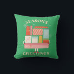 X-mas Gift Box överraskningsillustration Kudde<br><div class="desc">Julpresentboxar illustration.</div>