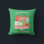 X-mas Gift Box överraskningsillustration Kudde<br><div class="desc">Julpresentboxar illustration.</div>