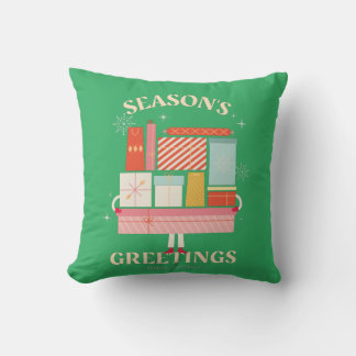 X-mas Gift Box överraskningsillustration Kudde