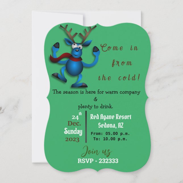 X-mas Inbjudningar (Framsida)