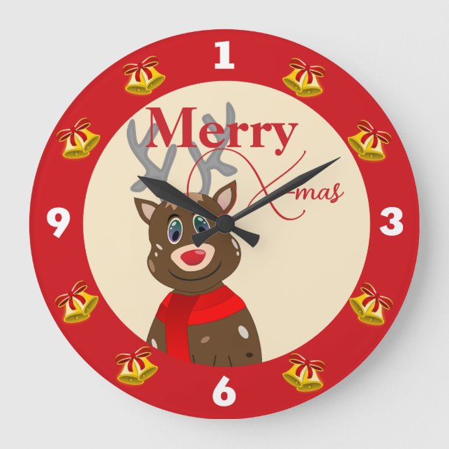 X-mas med glatt stor klocka (Framsida)