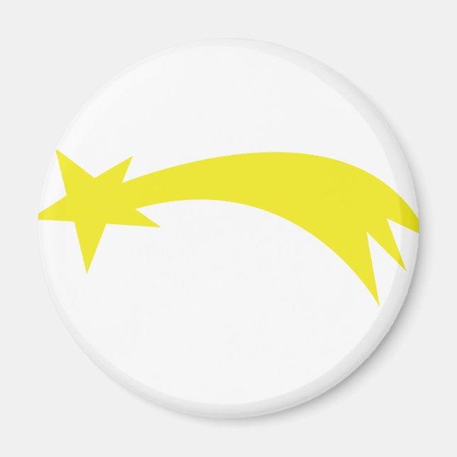 x-mas-stjärna - fallande stjärna magnet (Framsidan)