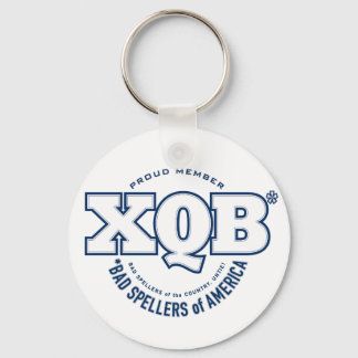 x.Q.B., Bad Spellers of America. Nyckelring. Nyckelring