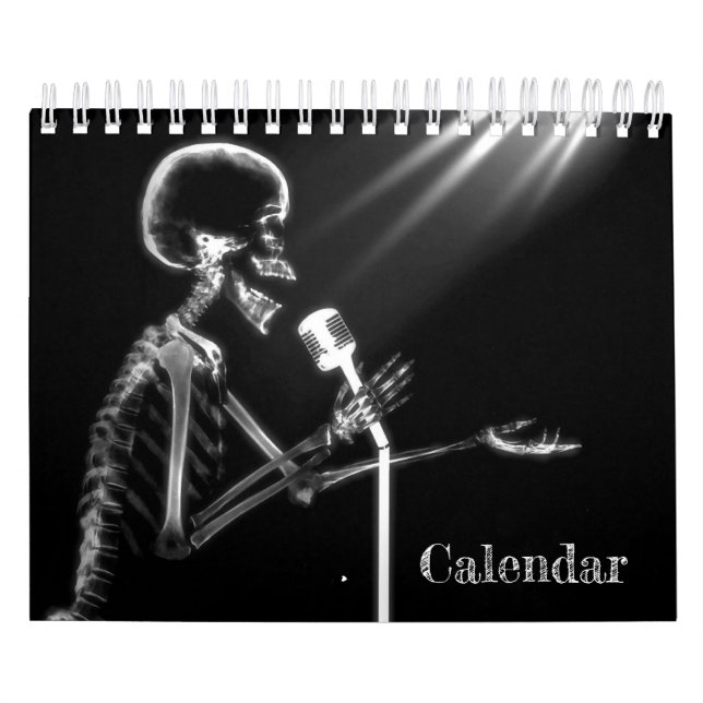 X-Ray Art-kalender 1 - svartvitt Kalender (Omslag)