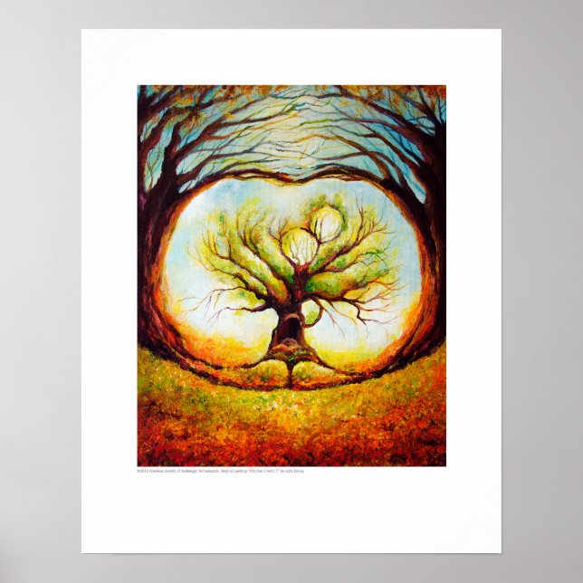 X-ray Cover art - Old Oak Chest CT by L. Rainey Poster (Framsidan)