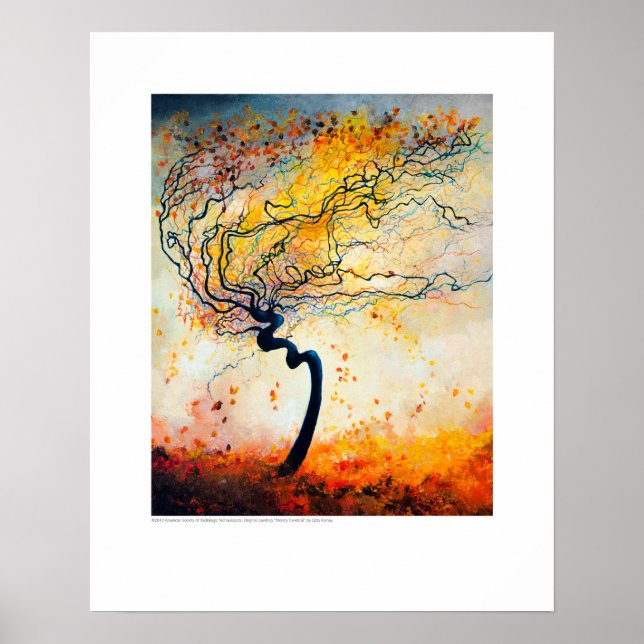 X-ray Cover art - Stormy Cerebral by L. Rainey Poster (Framsidan)