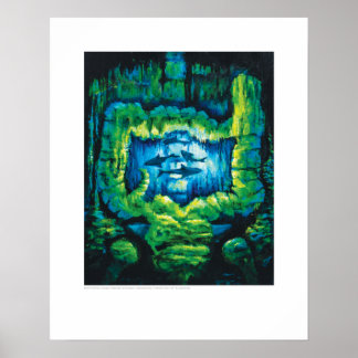 X-ray Cover Art - Undersea Colon Cave by L. Rainey Poster