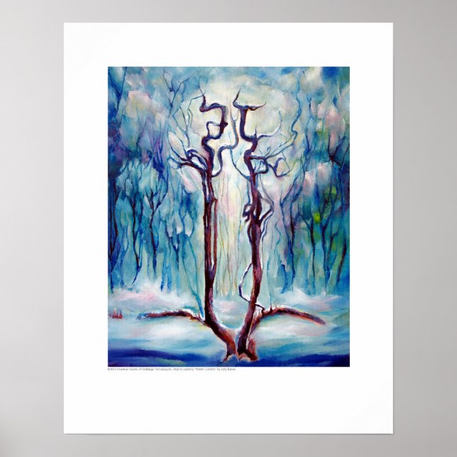 X-ray Cover art - Winter Carotids by L. Rainey Poster (Framsidan)