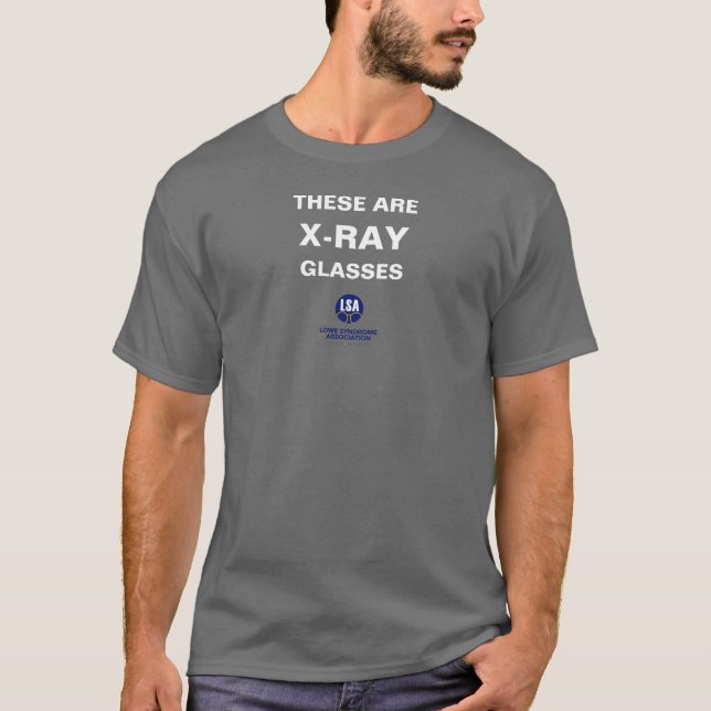 X-Ray Glass - Basic Mörk T-Shirt (Framsida)