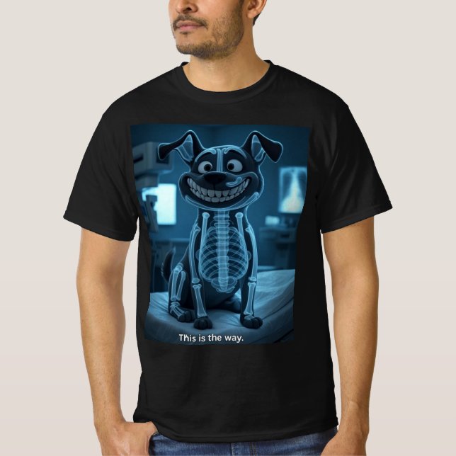 X-Ray-Hund T Shirt (Framsida)