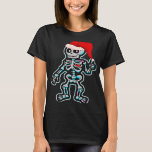 X Ray Pepparkaksgubbe Skeleton Nurse Tech Merry Ch T Shirt
