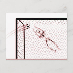 X-RAY SKELETON SOCCER GOALIE - RED VYKORT