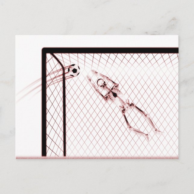 X-RAY SKELETON SOCCER GOALIE - RED VYKORT (Framsida)