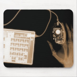 X-Ray Skeleton Tangentbord & Mouse Mouse Pad Musmatta
