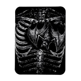 X-Ray Skelett Korpus mit Fledermaus Magnet