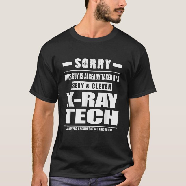 X Ray Tech-gåva till Boykompis Make Fiance Rad T Shirt (Framsida)
