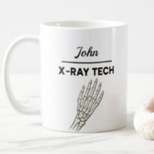 X-RAY TECH Personalized Name Radiography
