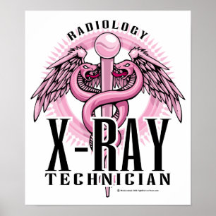 X-Ray Tech Rosa Caduceus Poster