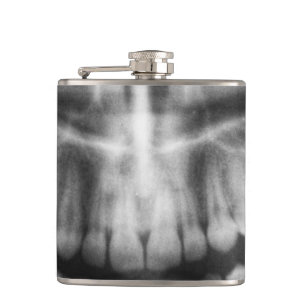 X-Ray Teeth Mouth Smile Black and White Fickplunta