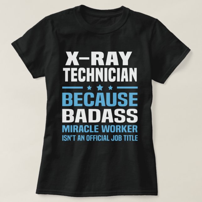 X-Ray-tekniker T Shirt (Design framsida)
