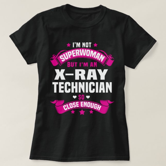 X-Ray-tekniker T Shirt (Design framsida)