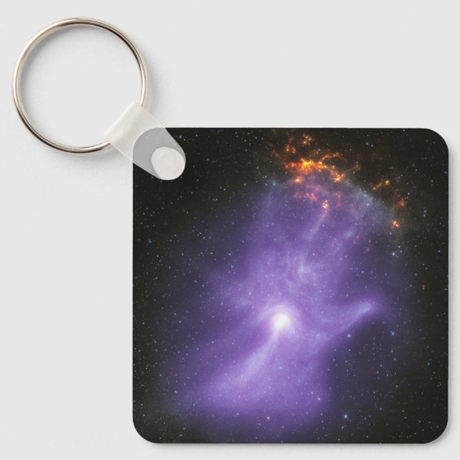 X-Ray Telescopes Ghokostic Cosmic Hand Nyckelring (Framsida)