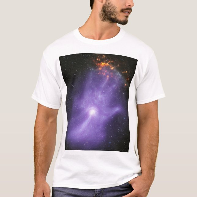 X-Ray Telescopes Ghokostic Cosmic Hand T Shirt (Framsida)