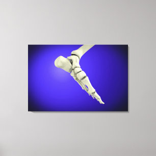X-Ray View of Human Foot 2 Canvastryck