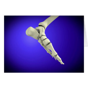 X-Ray View of Human Foot 2 Hälsningskort