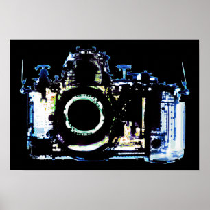 X-RAY VISION CAMERA - ORIGINAL BLUE POSTER