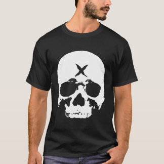 X Skull Halloween Goth Punk T Shirt